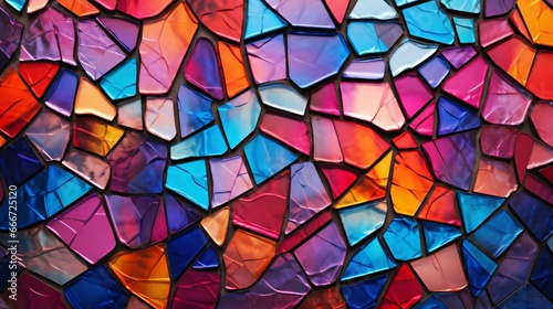 a close-up of a mosaic