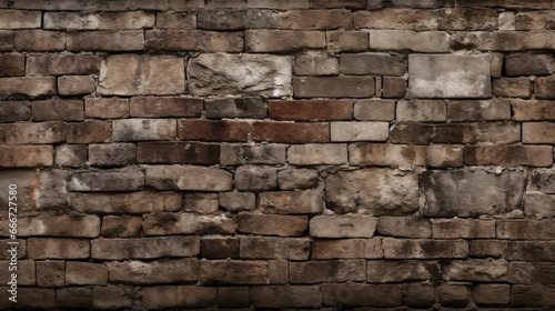 a brick wall with a brick wall