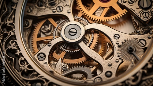 a close up of a gears