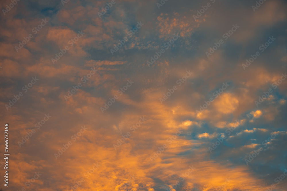 Tranquil Horizon: Serene and Peaceful Sky in Nature. Tranquil horizon in natural environment with beautiful sky.