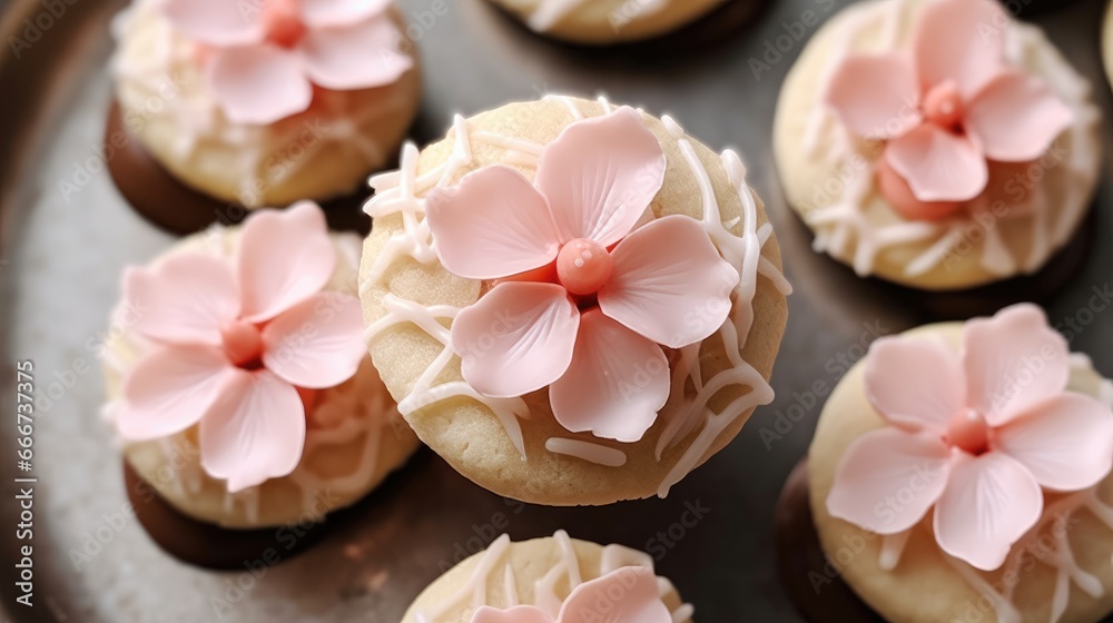 pink flower christmas cookies for kids pink flower christmas cookies for kids