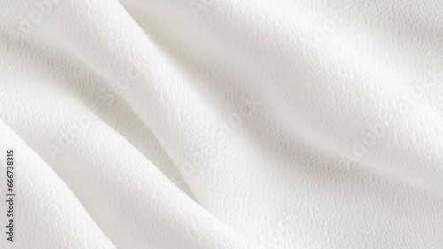 white textured fabric, fabric texture macro shot, textile design, pure and clean background, neutral material.