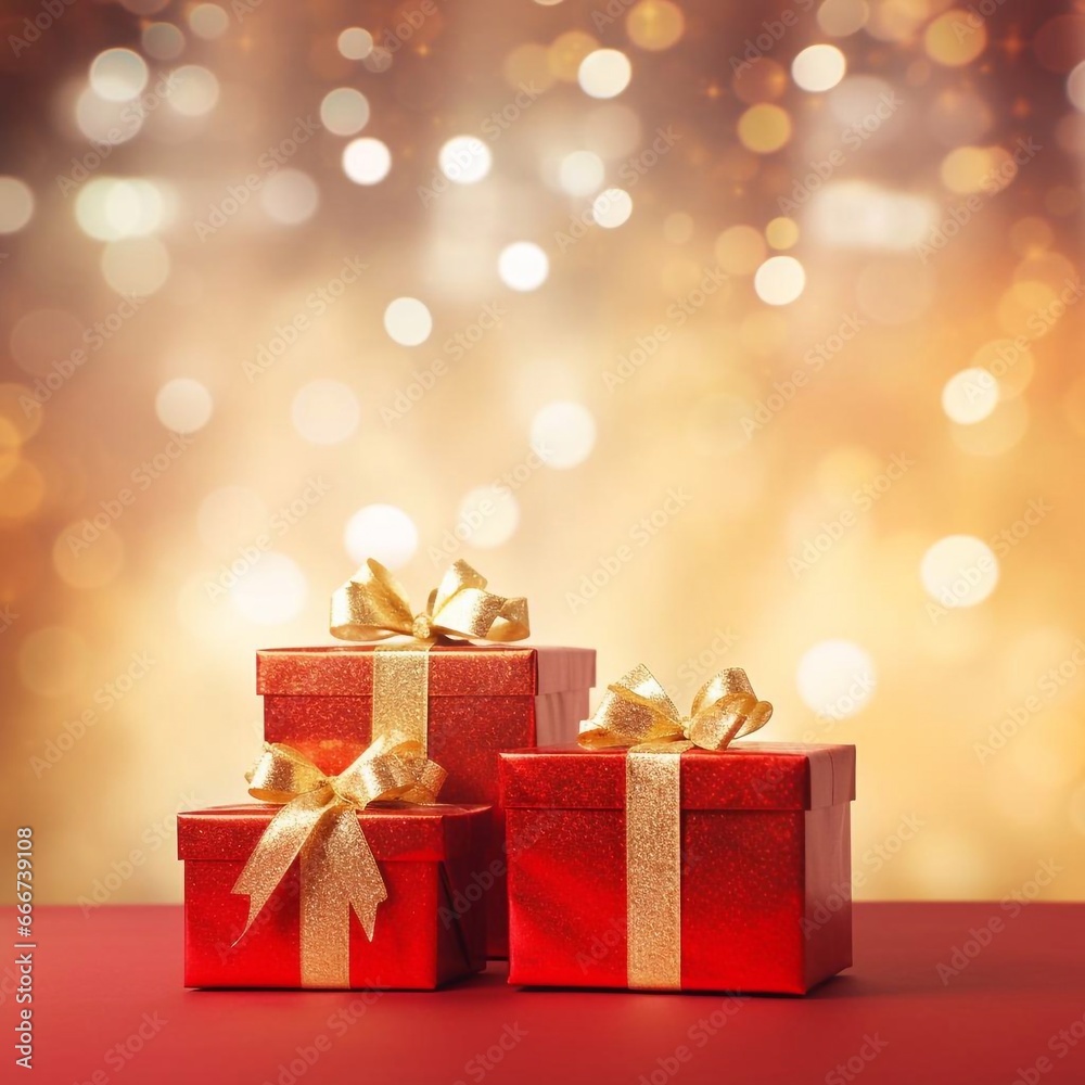 gift boxes christmas background