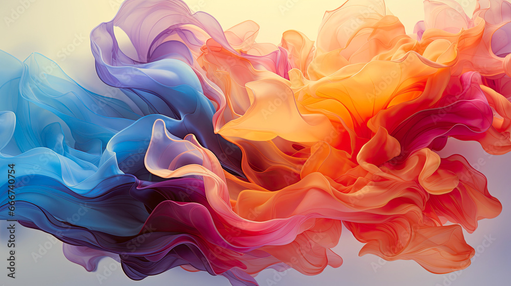 A close up of a colorful liquid substance. Digital background. A close up of a colorful liquid substance. Digital background.