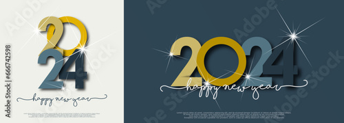 2024 - happy new year 2024 background
