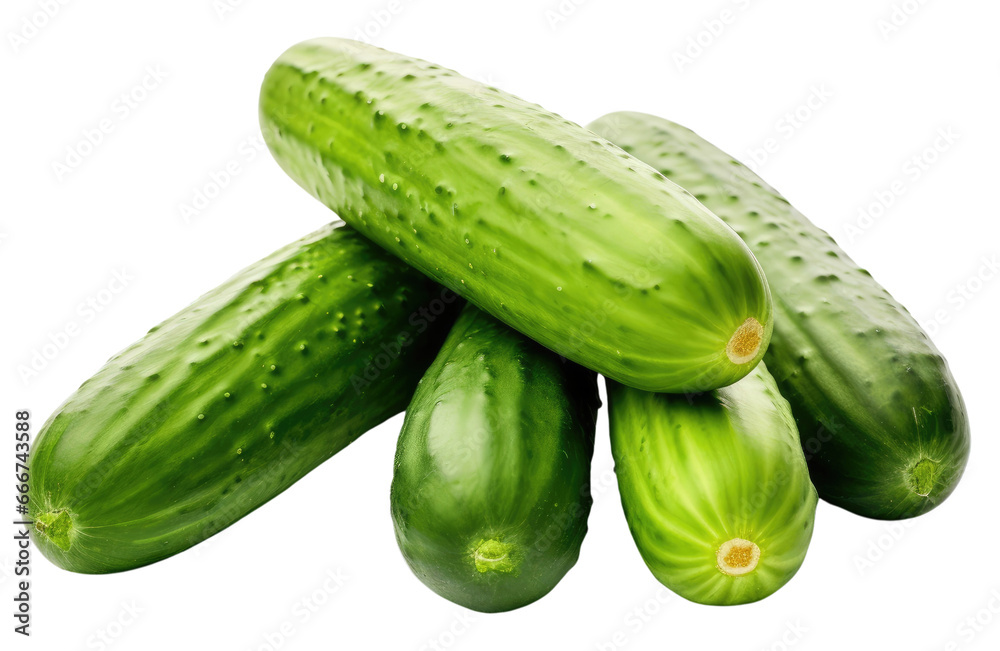 cucumbers isolated on transparent background cucumbers isolated on transparent background