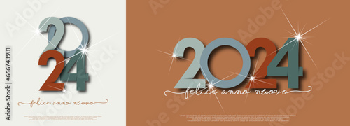 felice anno nuovo - buon anno 2024	
