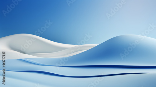 A vibrant and dynamic abstract pattern with flowing waves of blue and white