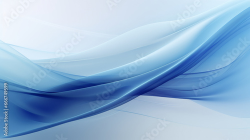 Abstract pattern of blue and white wavy lines on a background