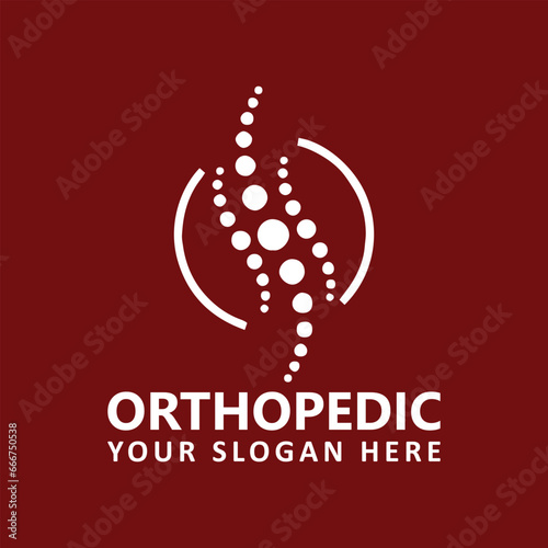 orthopedic logo design vector format