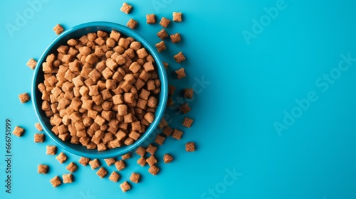 granulated dog food.