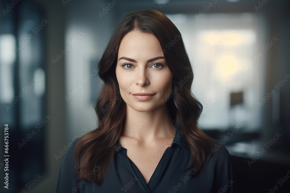 Naklejka premium Executive Business Woman Manager Advisor