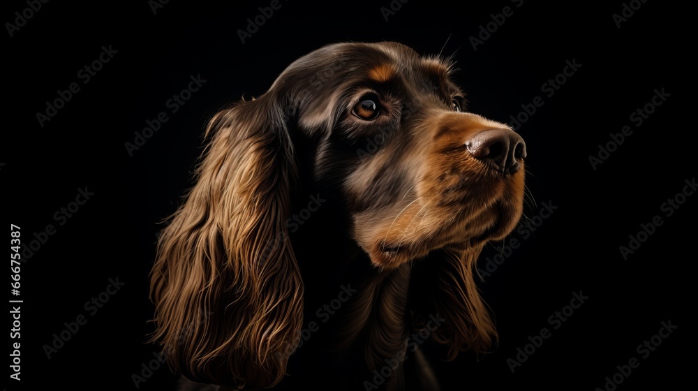 Charming Cocker Spaniel with Long, Flowing Ears