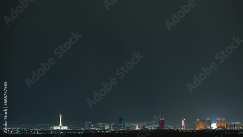 lightning in the city