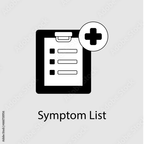 Medical Symptom icon with editable stroke.