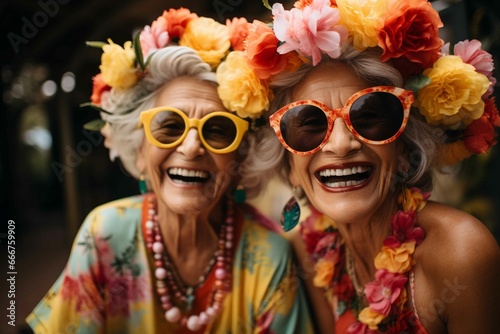 Joyful Friends Celebrate Festival Together with Flower Eyewear