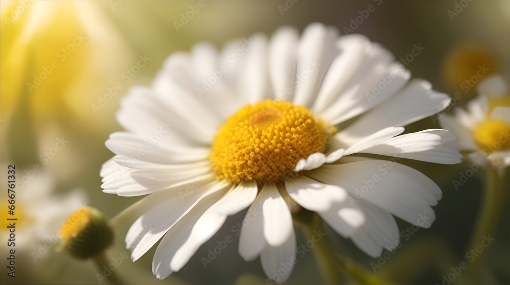 Fototapeta premium daisy flower close up