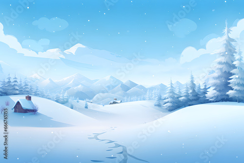 Winter - Landscape - Background © Lake Stylez