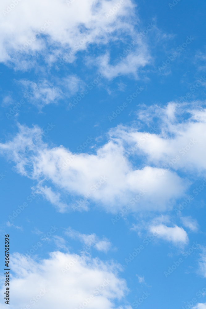 Blue Sky with White Clouds, Sunny Cloudy Sky Texture Background, Fluffy Clouds Pattern, Sunny Cumulus Blue Sky with White Clouds, Sunny Cloudy Sky Texture Background, Fluffy Clouds Pattern, Sunny Cumulus