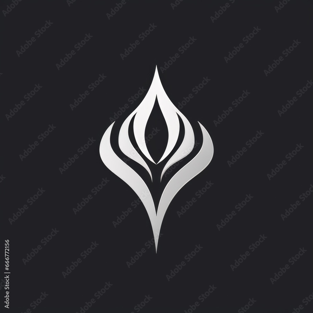 Abstract color company logo on a dark background. Corporate logo design Abstract color company logo on a dark background. Corporate logo design