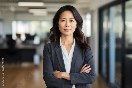 Female IT tech firm manager woman portrait in office
