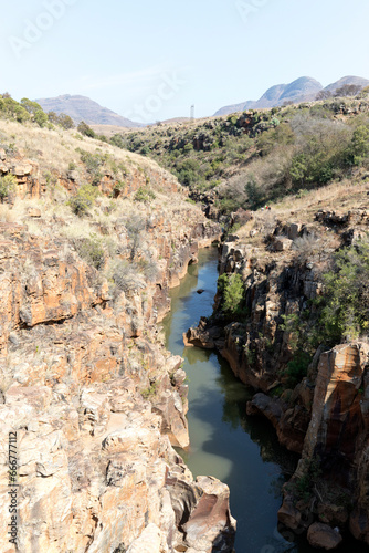 View of blyde river at Bourke Luck Potholes