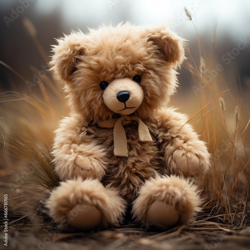 teddy bear with flower © Jan
