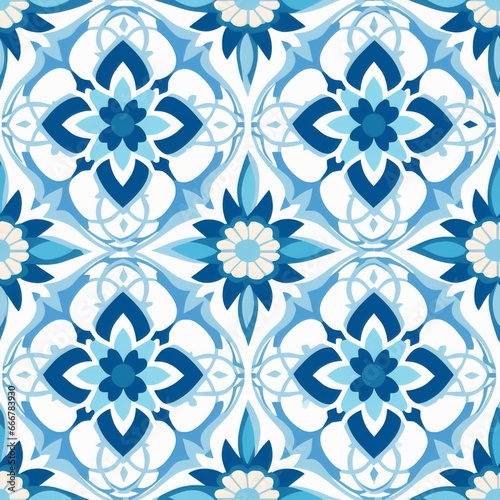 Moroccan Bohemian Tile Pattern