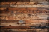 The background exhibits the effects of aging and wear, using textured reclaimed, recycled wood planks