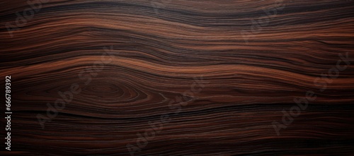 The ebony wood showcases a luxurious texture with a smooth, deep finish