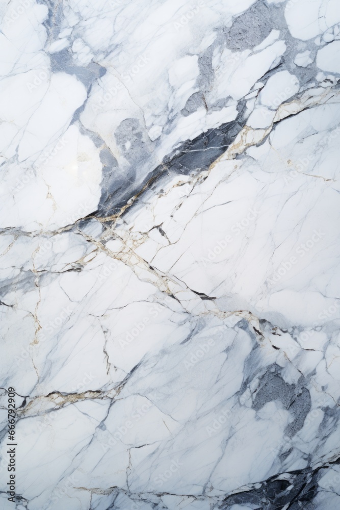 The background showcases a marble-like texture