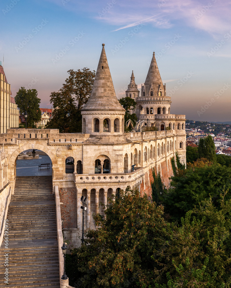 Fisherman's Bastion, Buda Castle, Budapest, Hungary
