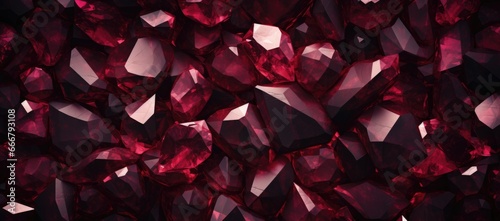 The textured backdrop reveals a surface that echoes the exquisite beauty of garnet