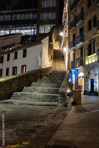 Urban photo of stairs with lights © Rafael Alejandro