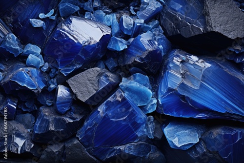 Background Featuring the Texture of Azurite
