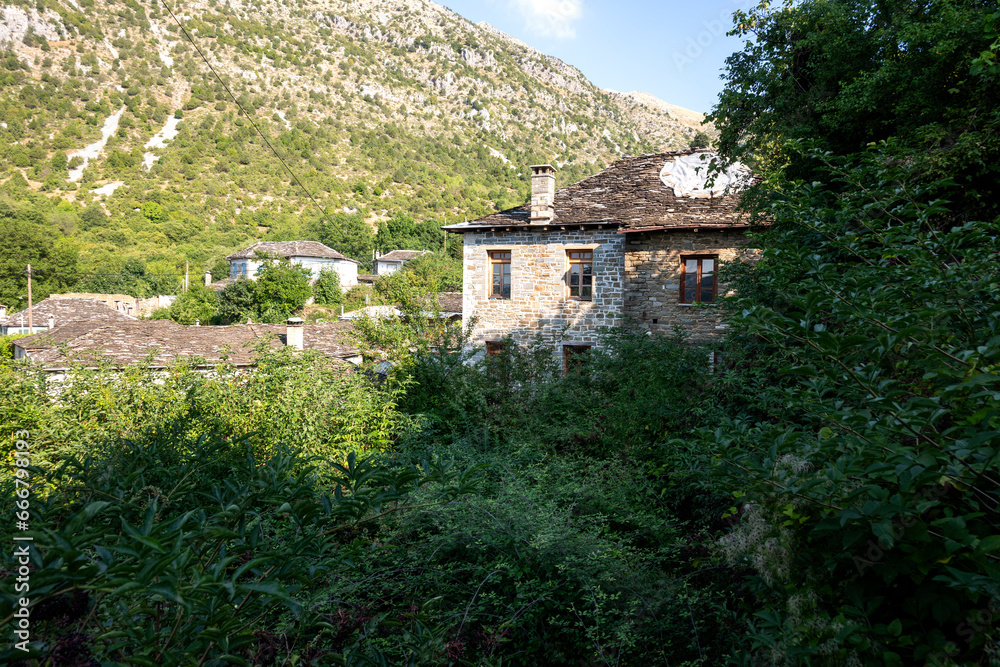 Village of Tsepelovo, Epirus, Greece