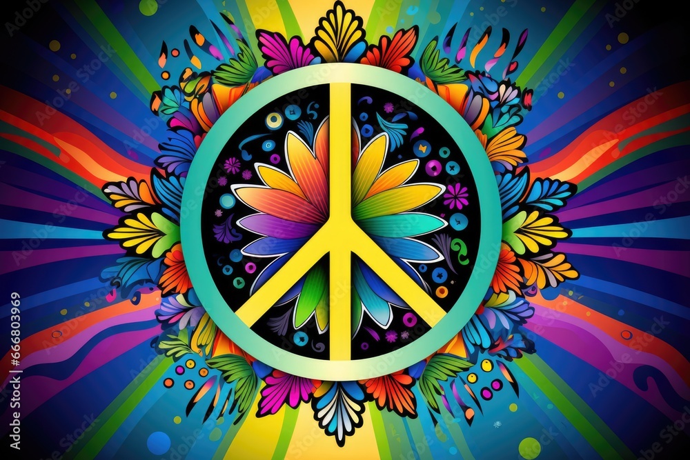Pacifism, no war, symbol of world peace, against war and aggression and ...
