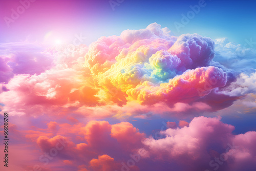 Colorful clouds