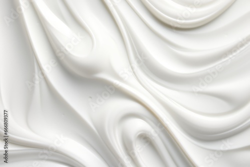 White face cream texture photo