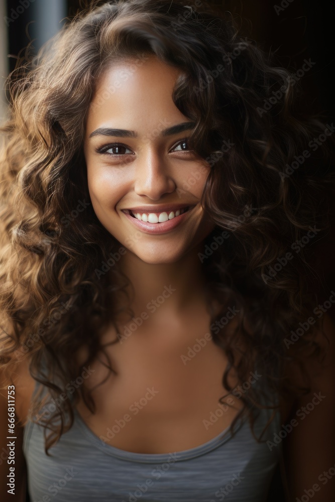 Portrait of a young happy woman. Office worker. Manager. beautiful smile Portrait of a young happy woman. Office worker. Manager. beautiful smile