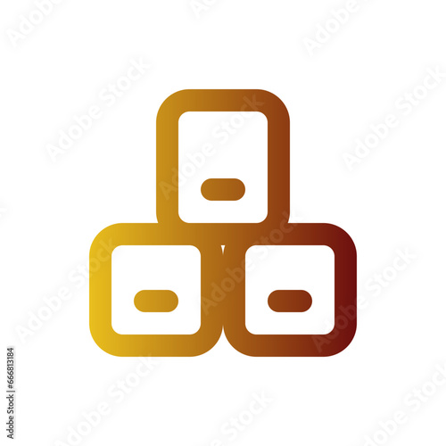 boxes gradient icon