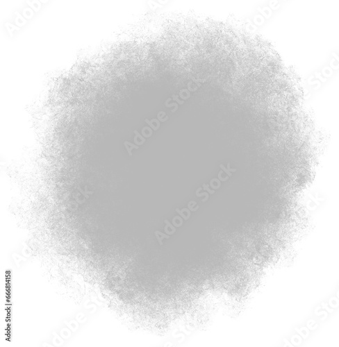Gray Circle Glitter Fog Cosmos