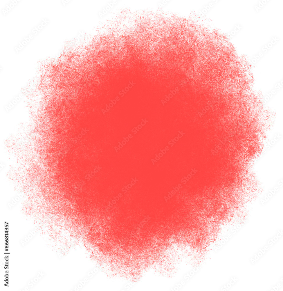Red Circle Glitter Fog Cosmos