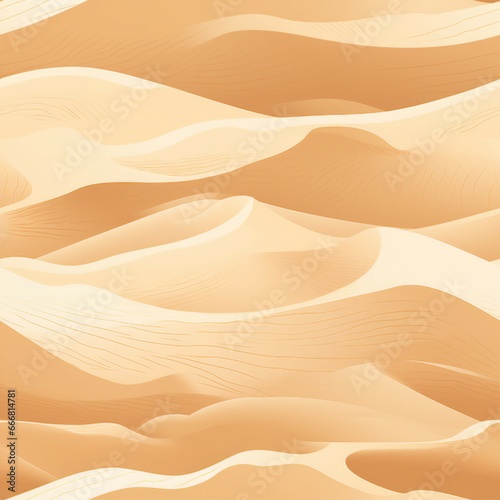Sahara Desert Dunes Pattern