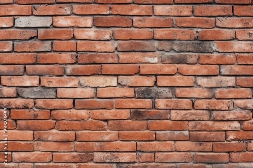 brick red wall texture