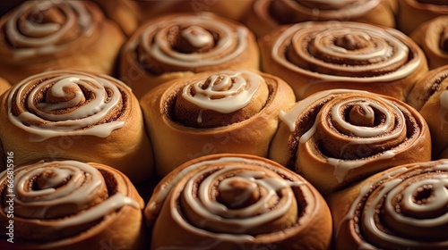 Delicious cinnamon rolls. Generation AI
