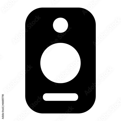 An icon about electronic with solid style