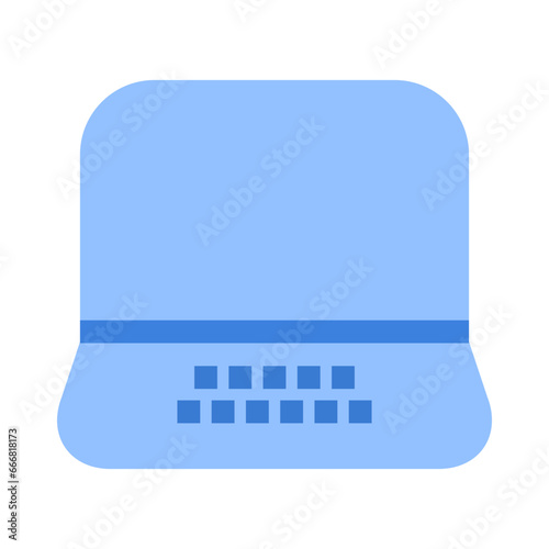 An icon about electronic with flat style