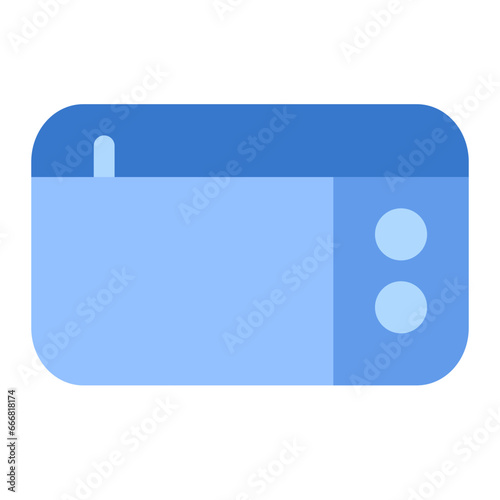 An icon about electronic with flat style