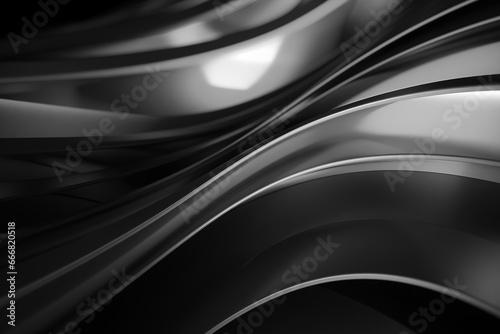 black and white abstract background elegant shapes 